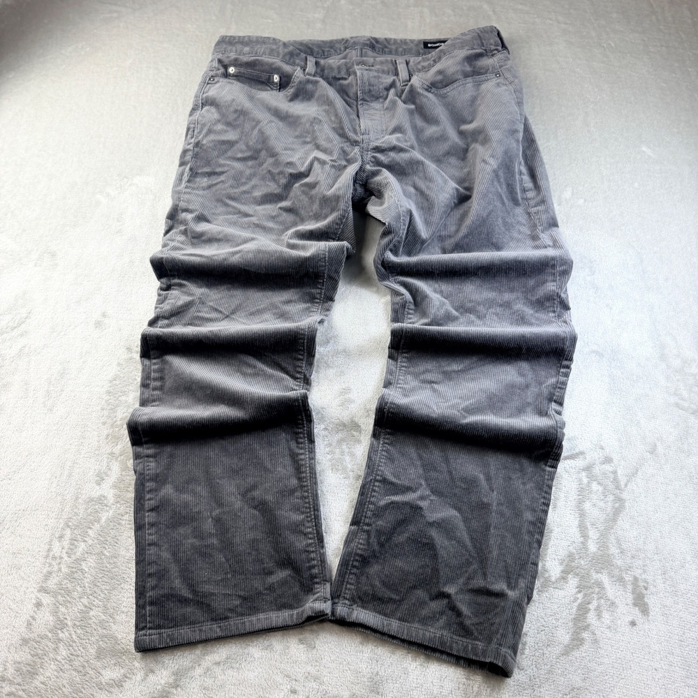 Bonobos Men's Slim Fit Corduroy Pants Gray Size 36x30